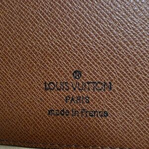Louis Vuitton Brown Leather Wallet